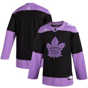 Mens - TML Purple and Black (Leafs Fight Cancer) Jersey